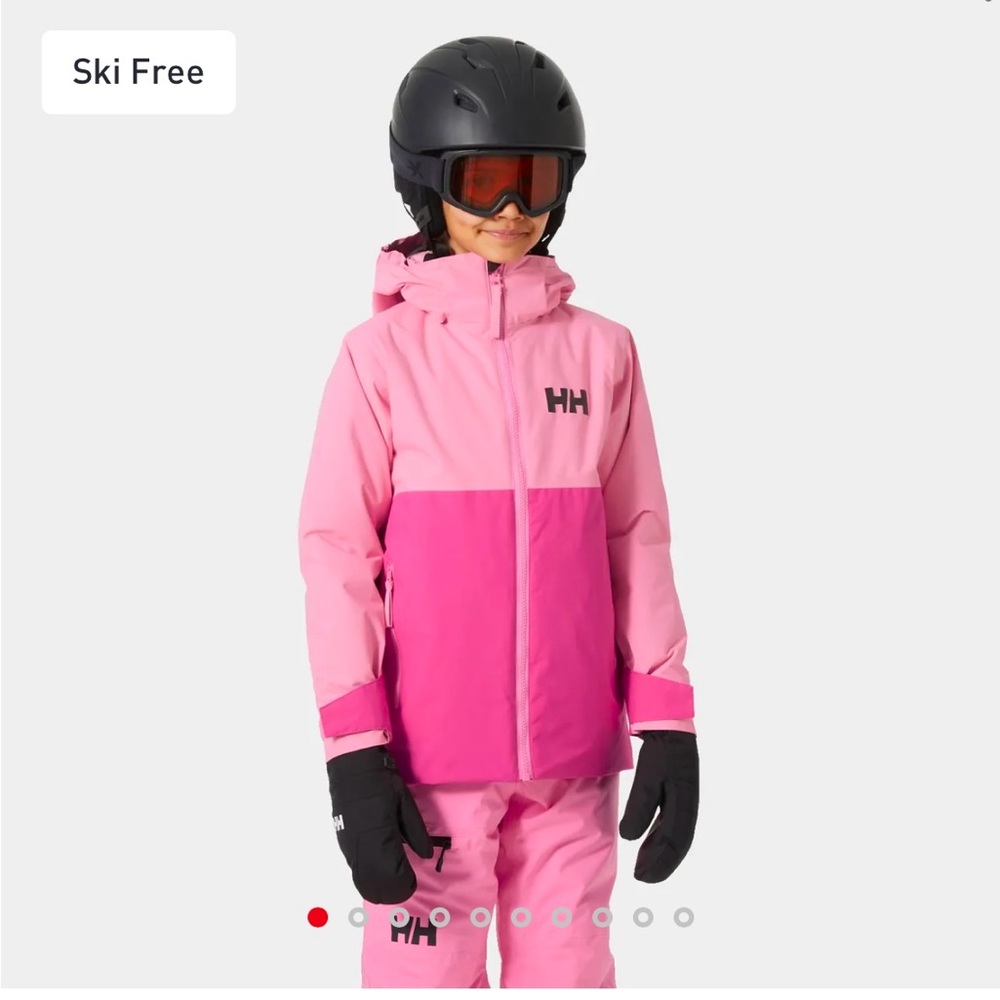 Helly Hansen Two Tone Pink Dragonfruit Ski Jacket